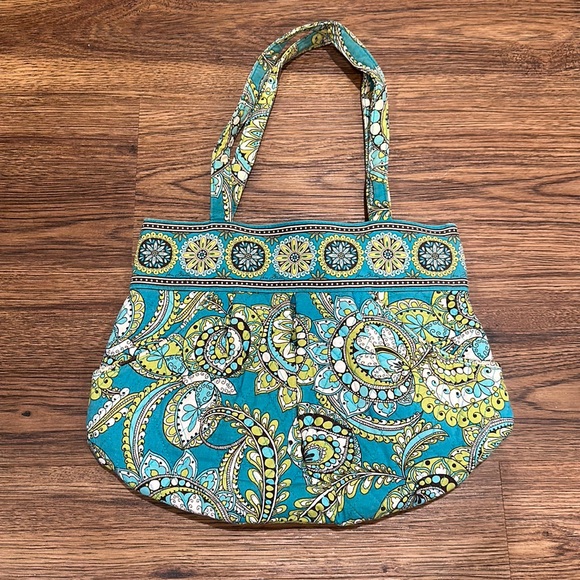 Vera Bradley Handbags - Vera Bradley Vintage Teal Purse